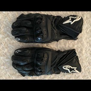 Alpinestars Motorcycle Gloves - Size Large